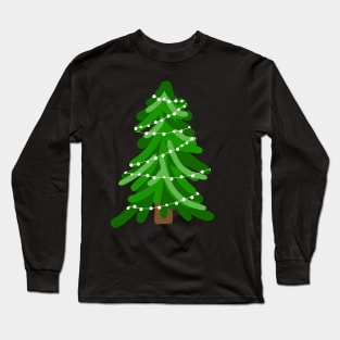 Christmas Tree Doodle Long Sleeve T-Shirt